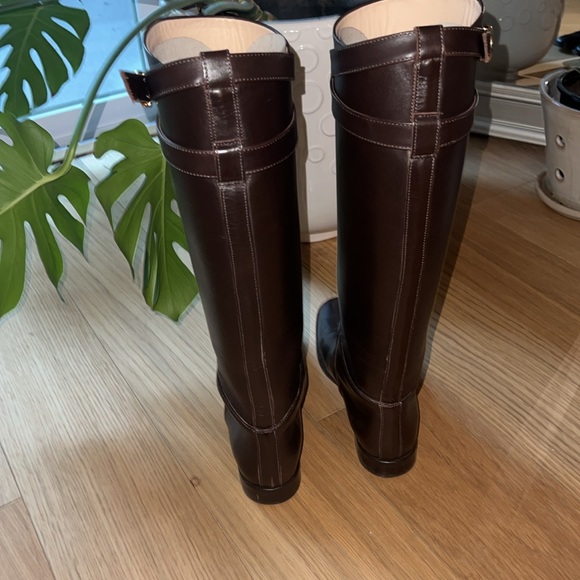 Banana Republic Brown Knee-High Leather Boots - Picture 2 of 6